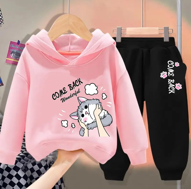 PAKAIAN ANAK ANAK 1 SET CELANA DAN SWEATER COME BACK/DTF/BISA COD 2
