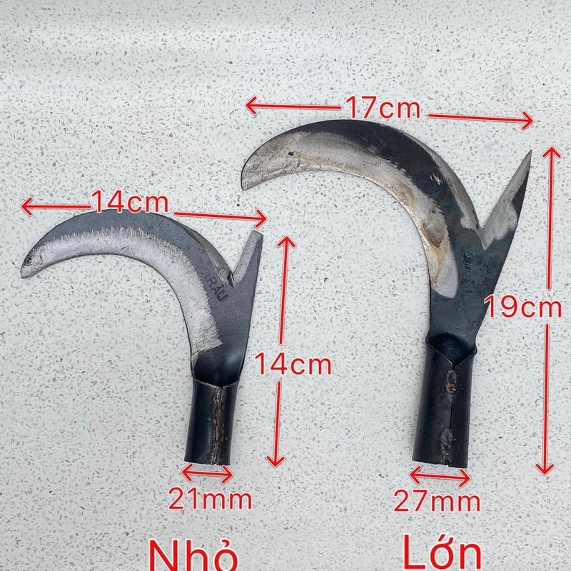  Dụng cụ hái dừa lưỡi cắt quả dừa trên cao thép tốt vật tư nông nghiệp 
