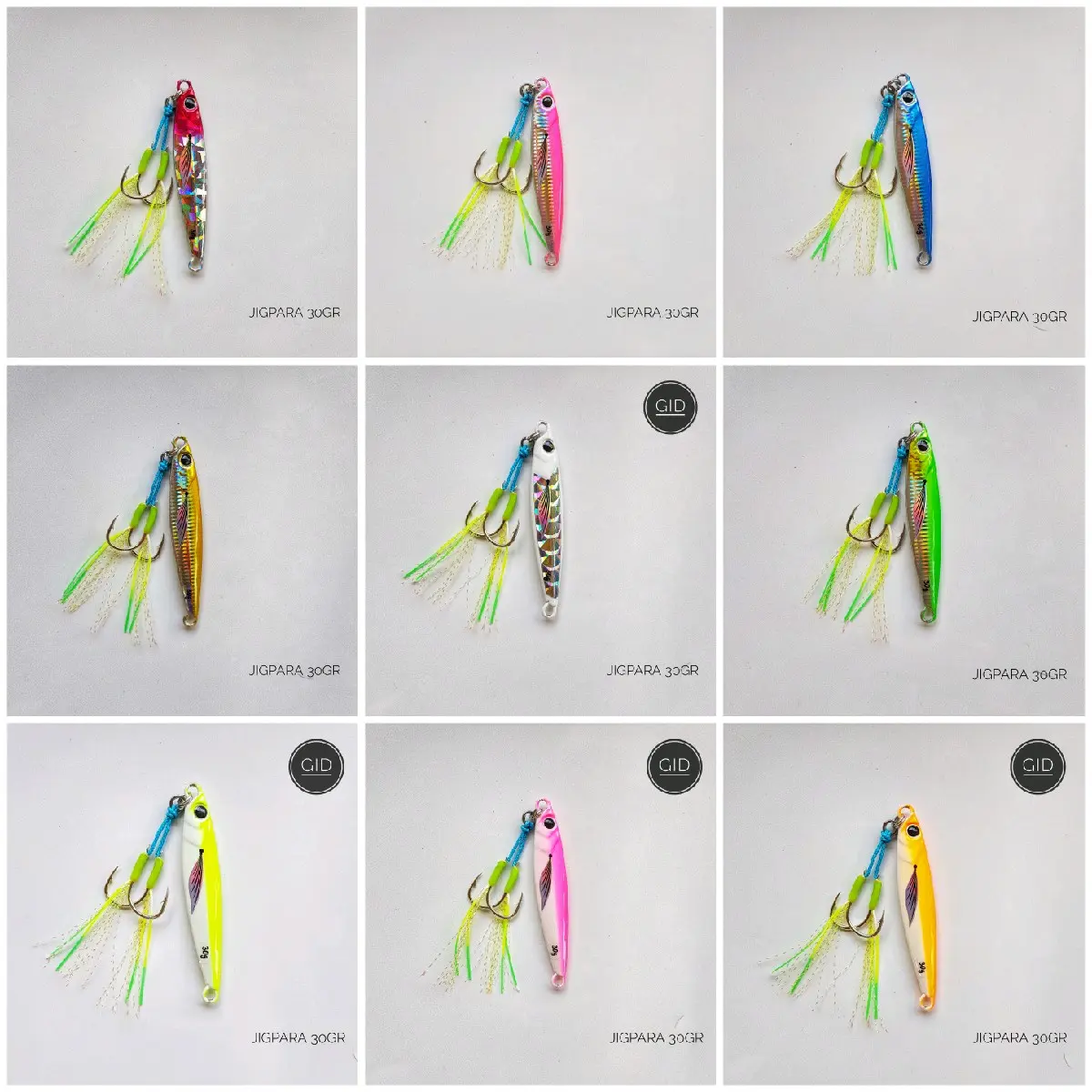 Metal Jig 30gr Jigpara - KOMPLIT