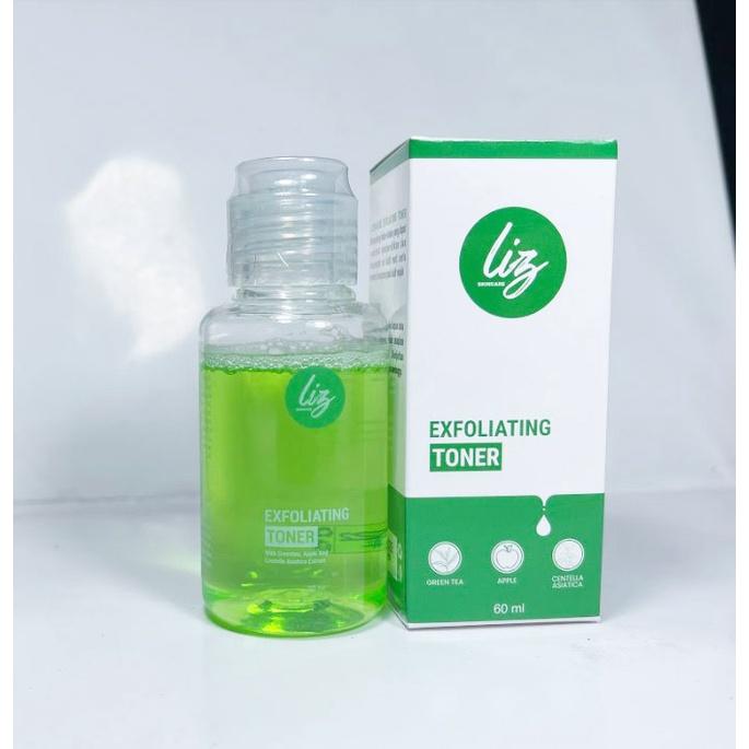 Promo Lizskincare  Exfoliating Toner Pengangkat Sel Kulit Mati Wajah Toner Pengelupasan Toner Flek Hitam Melasma Noda Hitam Bekas Jerawat 6