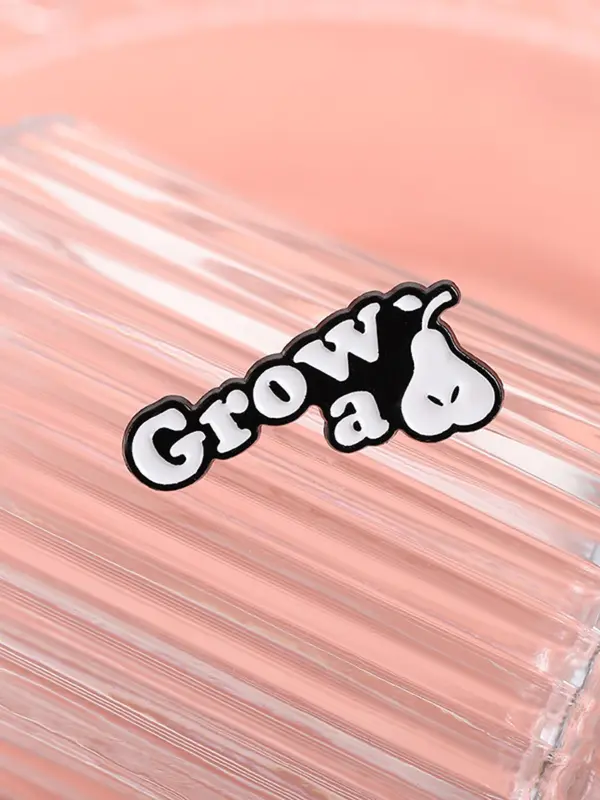 Grow A Pair Of Balls Enamel Pin, Cute Funny Brooch, Fashion Accessories for Women & Men, Trendy All-match & Exquisite Brooch for Birthday Gift 7