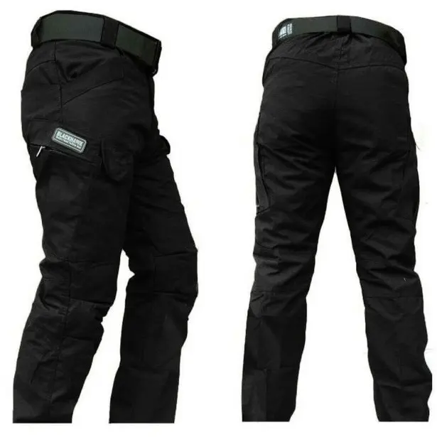 CELANA - OUTDOOR - HITAM - COWOK/CEWEK sport