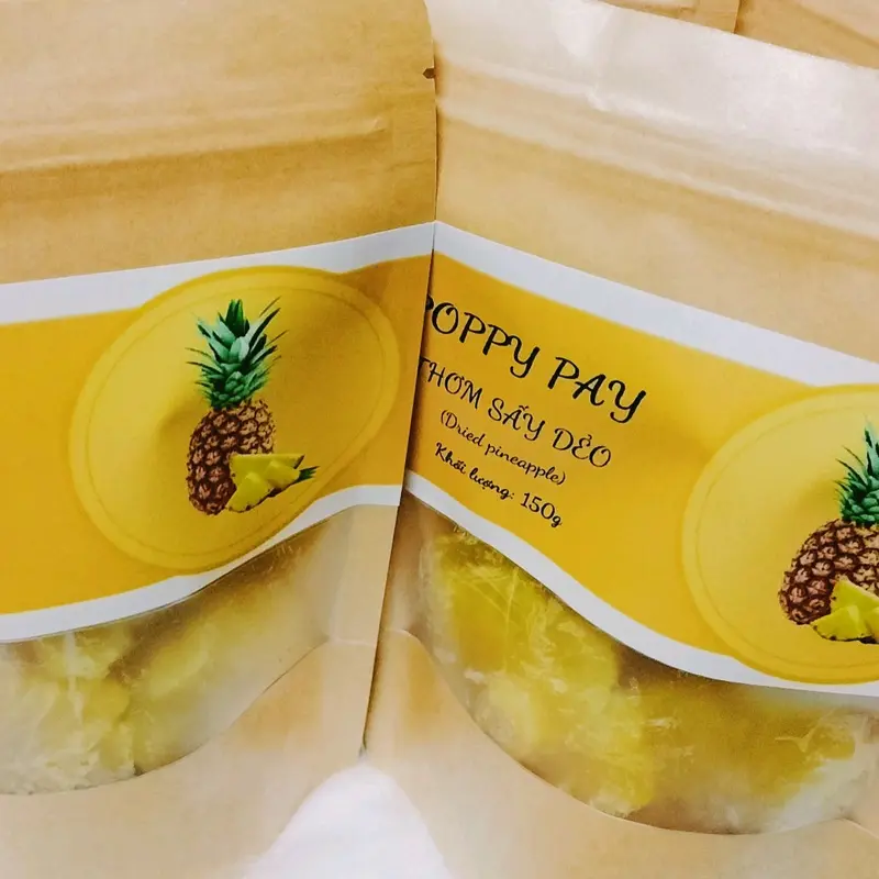 Combo 3 bịch sấy dẻo (Xoài, Thơm, Vỏ bưởi) Ăn Vặt 6