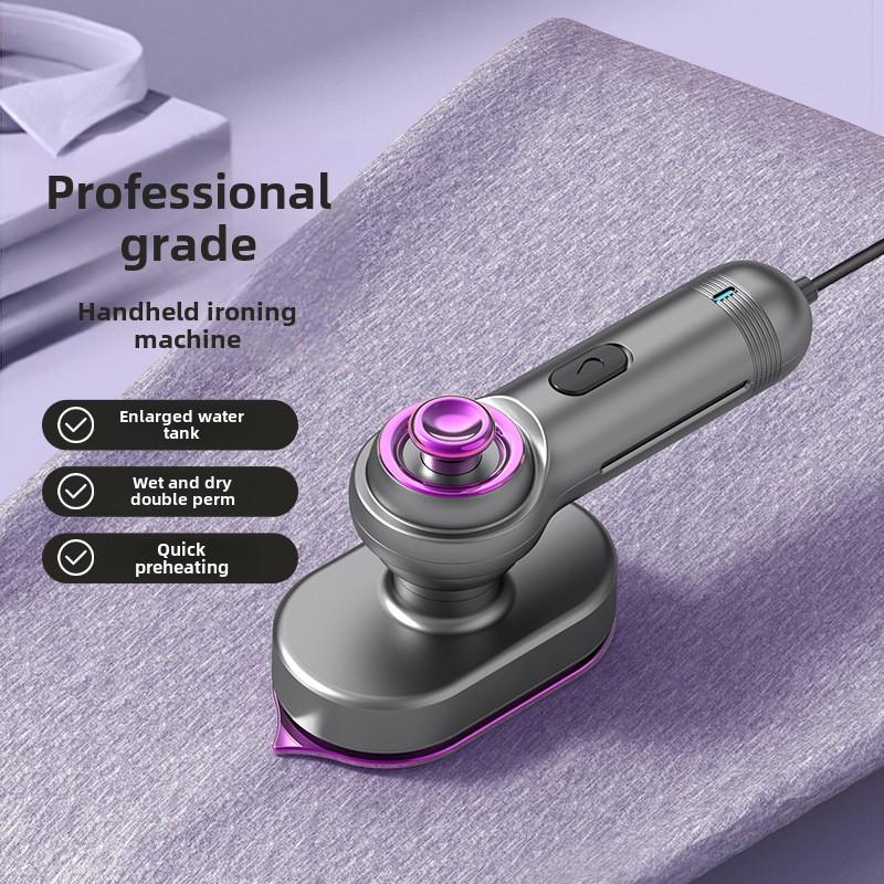 Mini household small portable dry and wet dual-use rotary folding atomizing steam electric iron hanging ironing machine 1