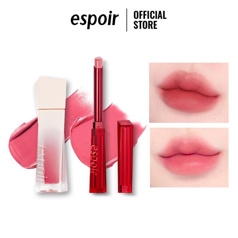 Son Espoir Serenade Couture Lip Tint Blur Velvet & The Sleek Lipstick Cream Matte