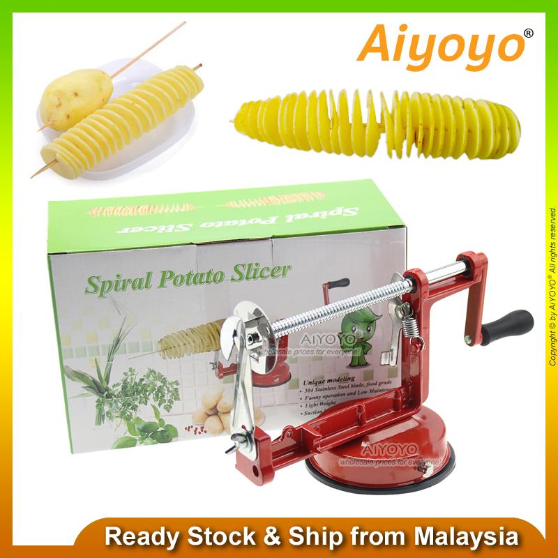 Potato String Machine 3 String Spiral Potato Slicer Machine Rotate Twisted Twister - TikTok ...
