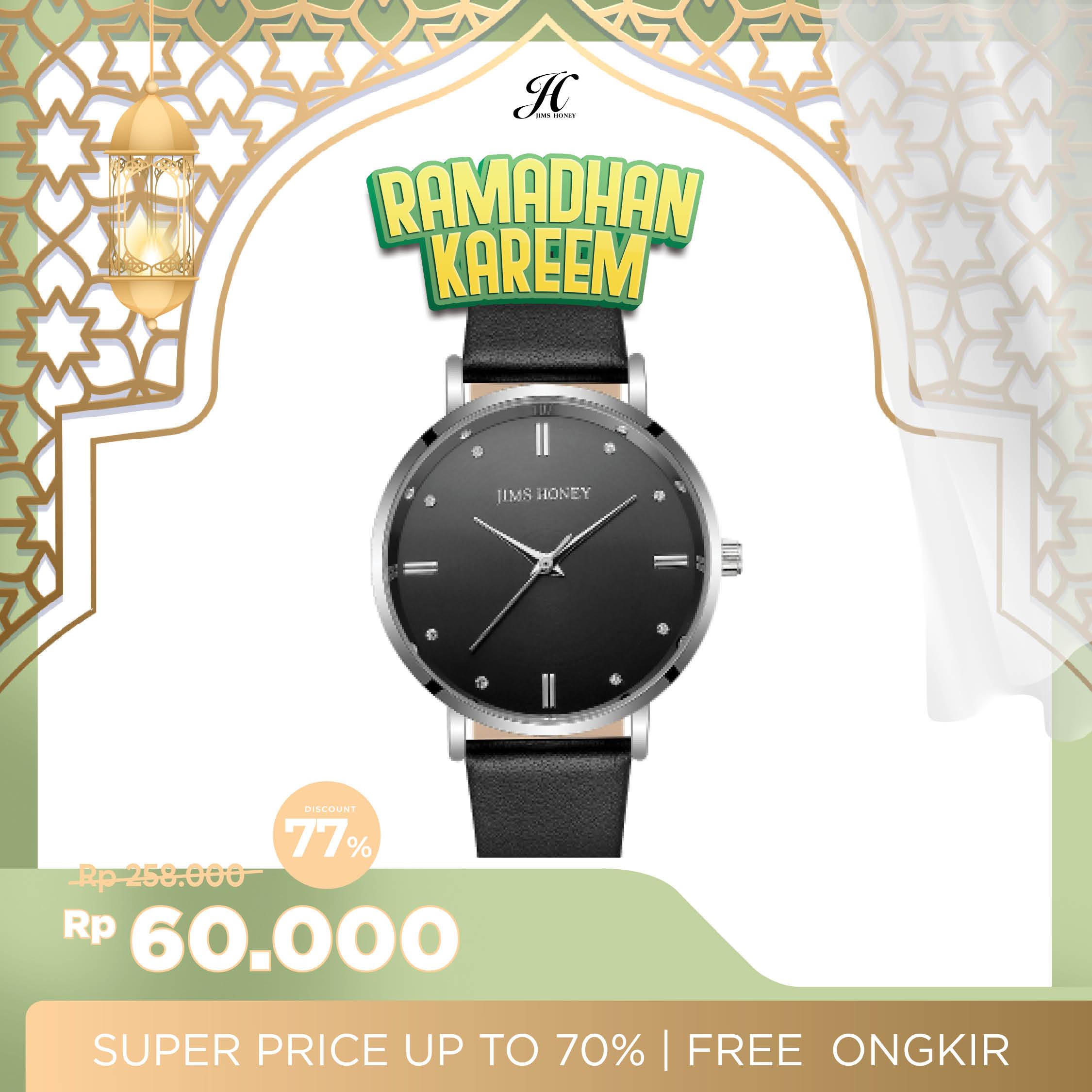 JIMS HONEY JAM TANGAN WANITA JT 8123 (FREE BOX + BATERAI)