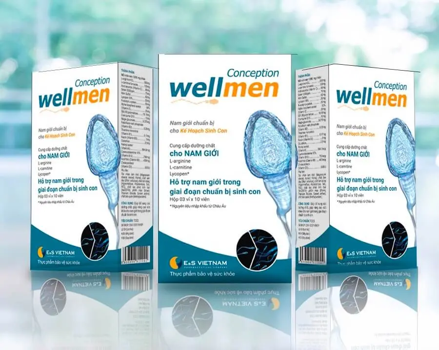 Viên uống Wellmen Conception hỗ trợ bồi bổ cho nam _ hộp 30 viên