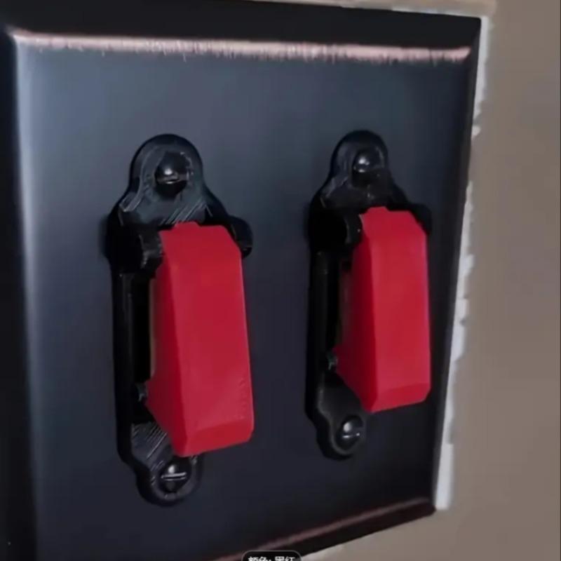 Product Introduction of Light Switch Cover, L-shaped Light Switch Protector with Screw, Electrical Equipment & Supplies for Home Improvement 5