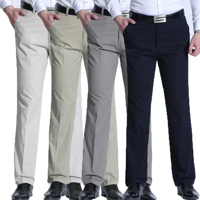 quần thường ngày cho nam quần công sở cho nam quần thường ngày ống đứng dáng rộng quần âu cho nam