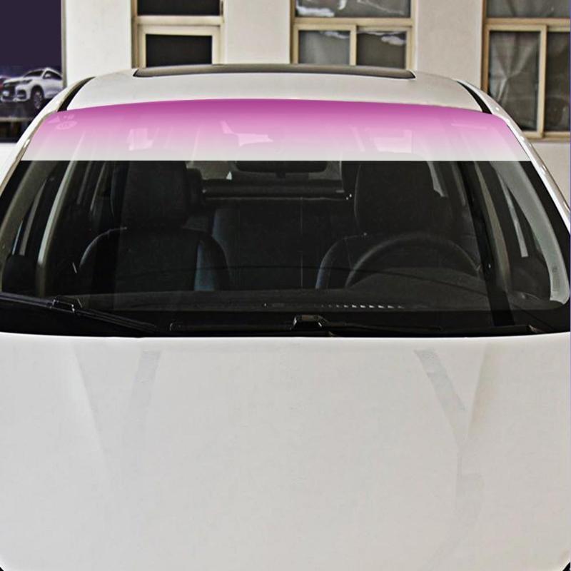 Product Introduction of Car Windscreen Sun Shade Visor Film Tint Strip High-grade Environmental Protection Vinyl SUV Camper Windshield Sunvisor 9