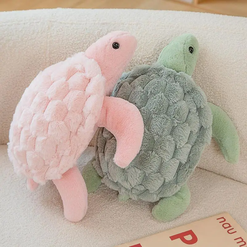 Cute Turtle Design Plush Toy, Soft & Comfy Stuffed Toy, Ideal Birthday Gift, Unique Gift, Creative Gift for Sea Animal Lovers, Gift for Her, Girl's Gift 0