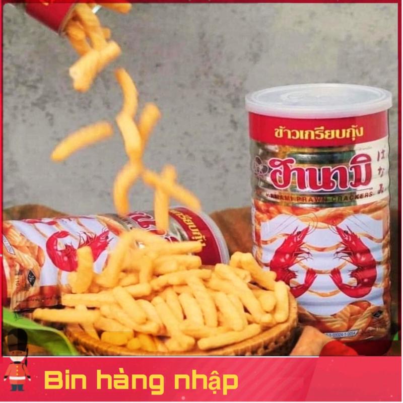 bánh snack tôm lon Hanami 110g