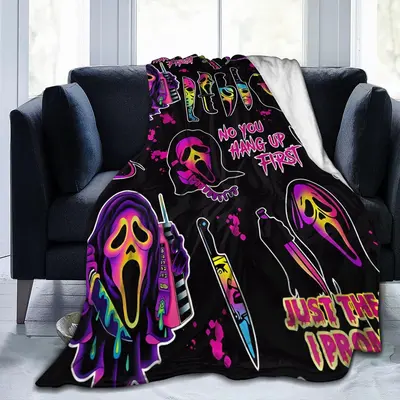 Halloween Cynthia Rowley Faux Fur Skull Throw 50”x60” As Seen On outlet Tiktok