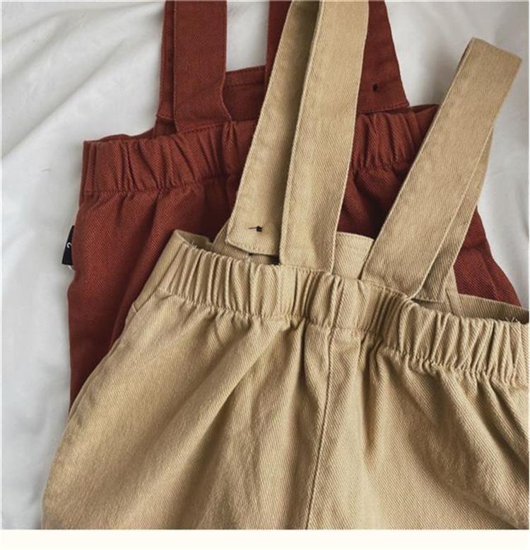 Quần Yếm Kaki Cotton trẻ em cho bé Trai bé Gái từ 10kg đến 28kg phong cách Hàn Quốc thời trang trẻ em Dream House 4
