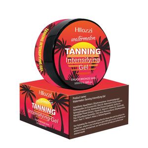Watermelon Extract Tanning Gel, Natural Extract Black Gel, Evenly Brightens Skin Tone Self Tanner, Suitable for All Skin Types
