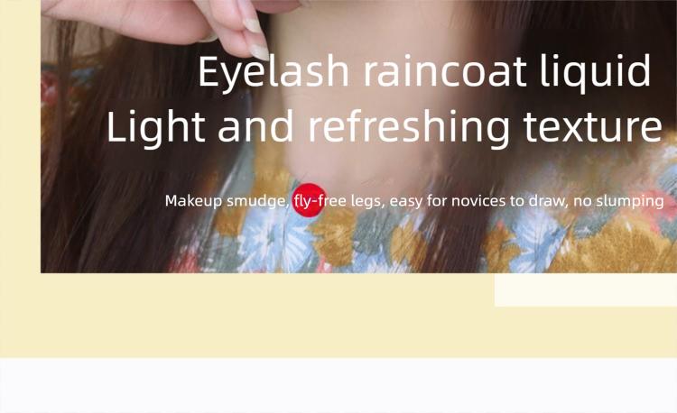 Product Introduction of Mascara Primer Eyelash Raincoat Mascara 24h Setting Containing Eyelash Fibers Waterproof No Smudging For Beggingers Daily Makeup Eye Makeup 2