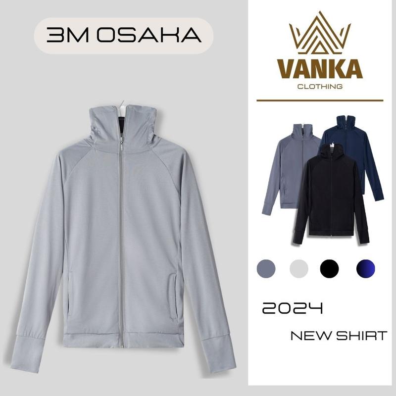 Áo chống nắng nam 3M OSAKA JAPAN 2 lớp chính hãng VANKA  2024