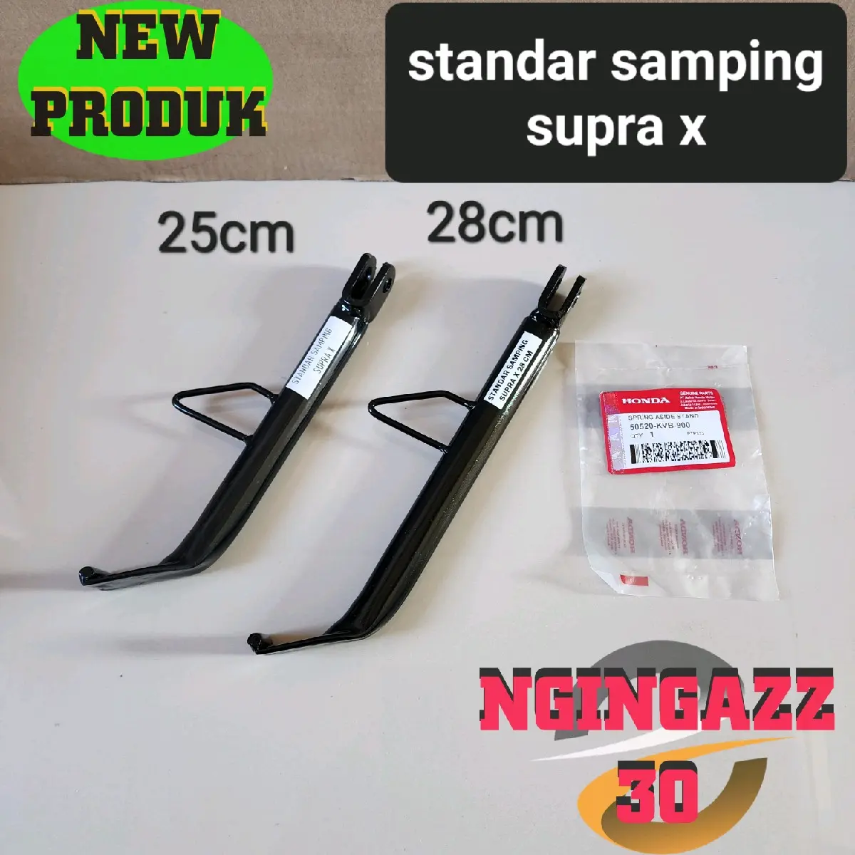 standar samping supra x lama revo absolute kharisma supra x new 125 panjang 28cm