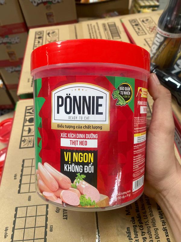 Xúc xích heo hủ 50 cây Ponnie x 19g Food Food Ăn Vặt Chua Cay