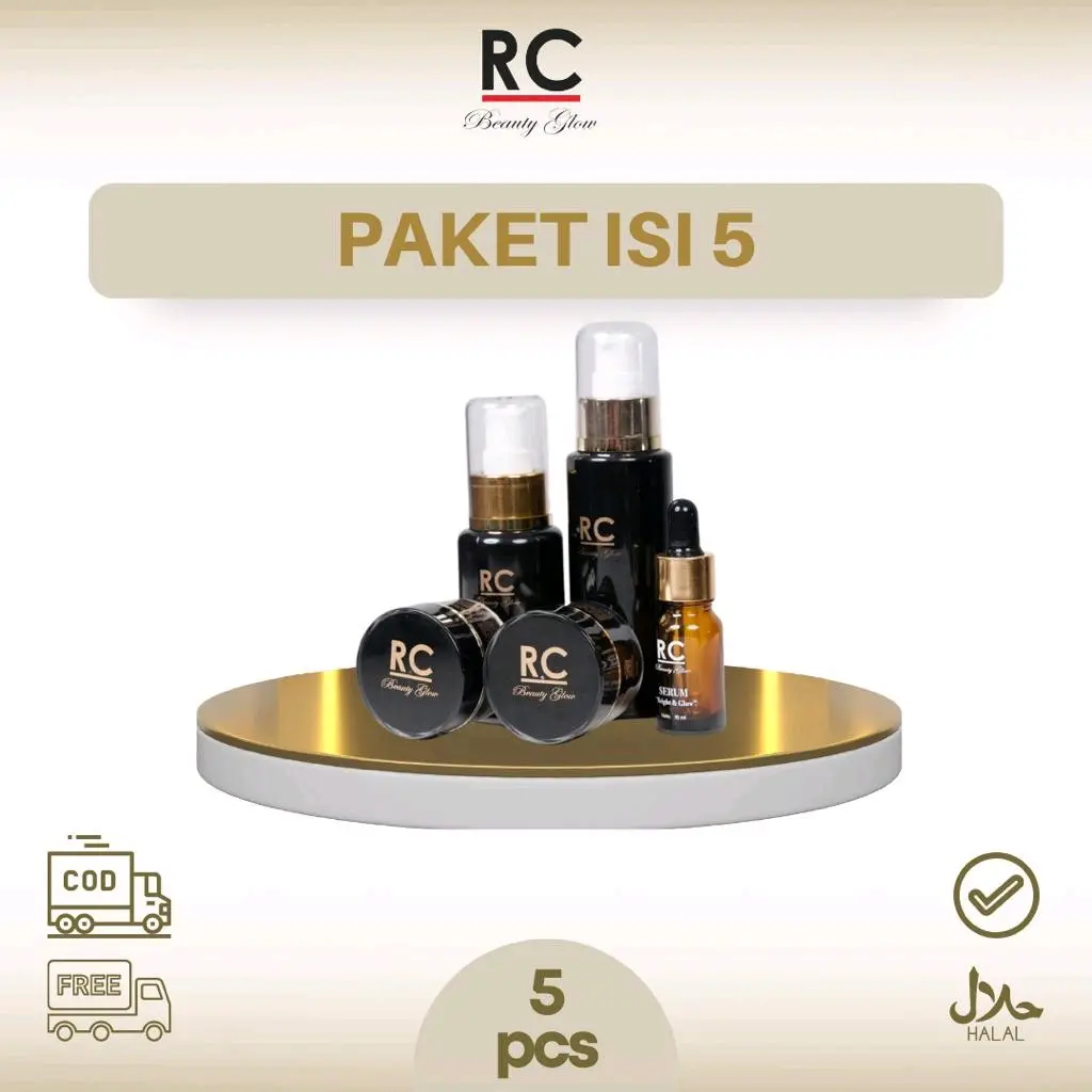 RC BEAUTY GLOW PAKET LENGKAP ISI 5