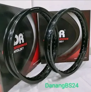 Velg Velk TDR Racing Hitam Black 17 160 185