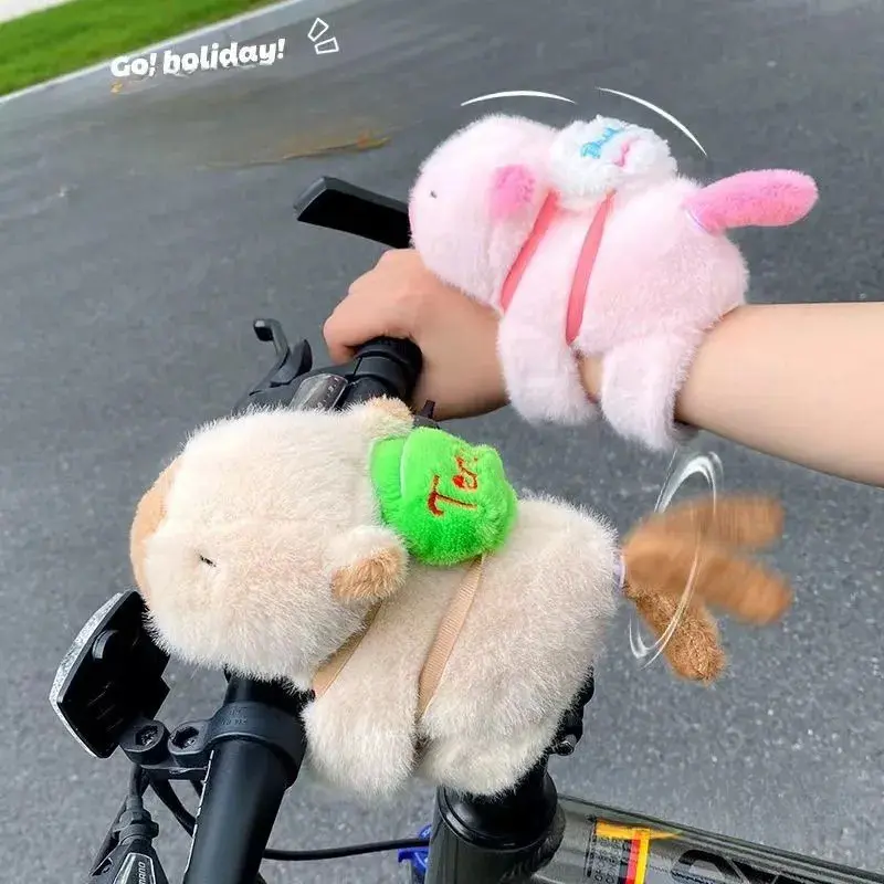 New Capybara Snap Ring Bicycle Accessories Mountain Road Bike Decoration Doll Handlebar Frame Cycling