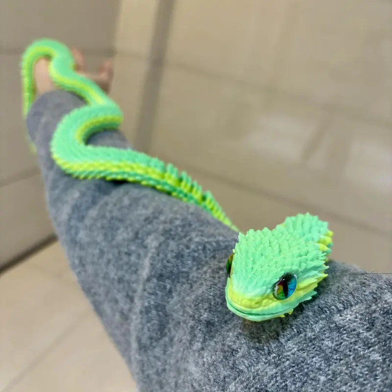 3D Printed Snake, 1 Box Creative Snake Statue, Home Decor, Desktop Ornament, Birthday Gift 7