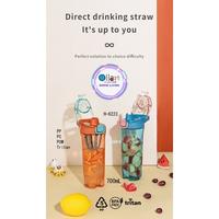 Gambar Botol Minum Infus Water H-6223 Leakproof 700ML - Orange Blue dari Ollahomeliving Kota Bogor 4 Tokopedia