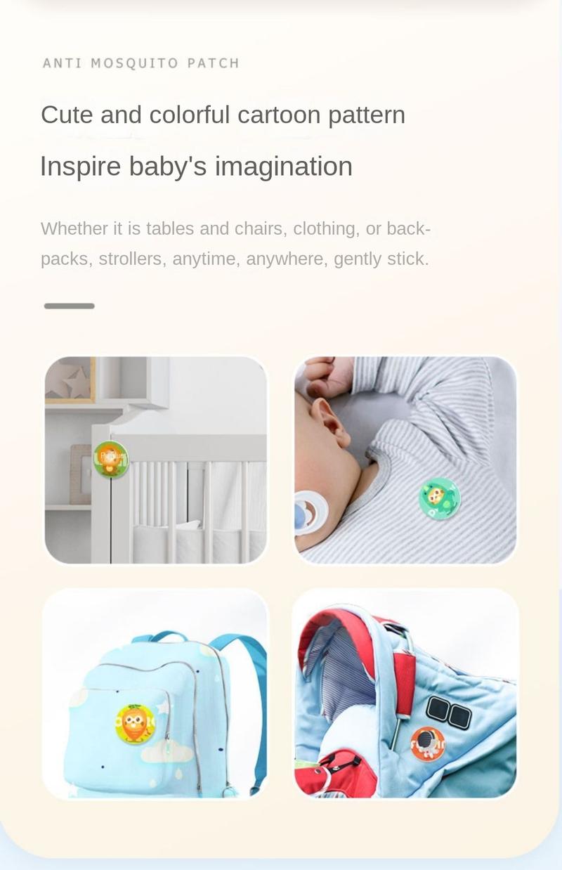Product Introduction of Coati Essential Oil Stickers Repellent Floral Water Child Baby Baby Special Stickers Adult Outdoor Cartoon Stickers 7