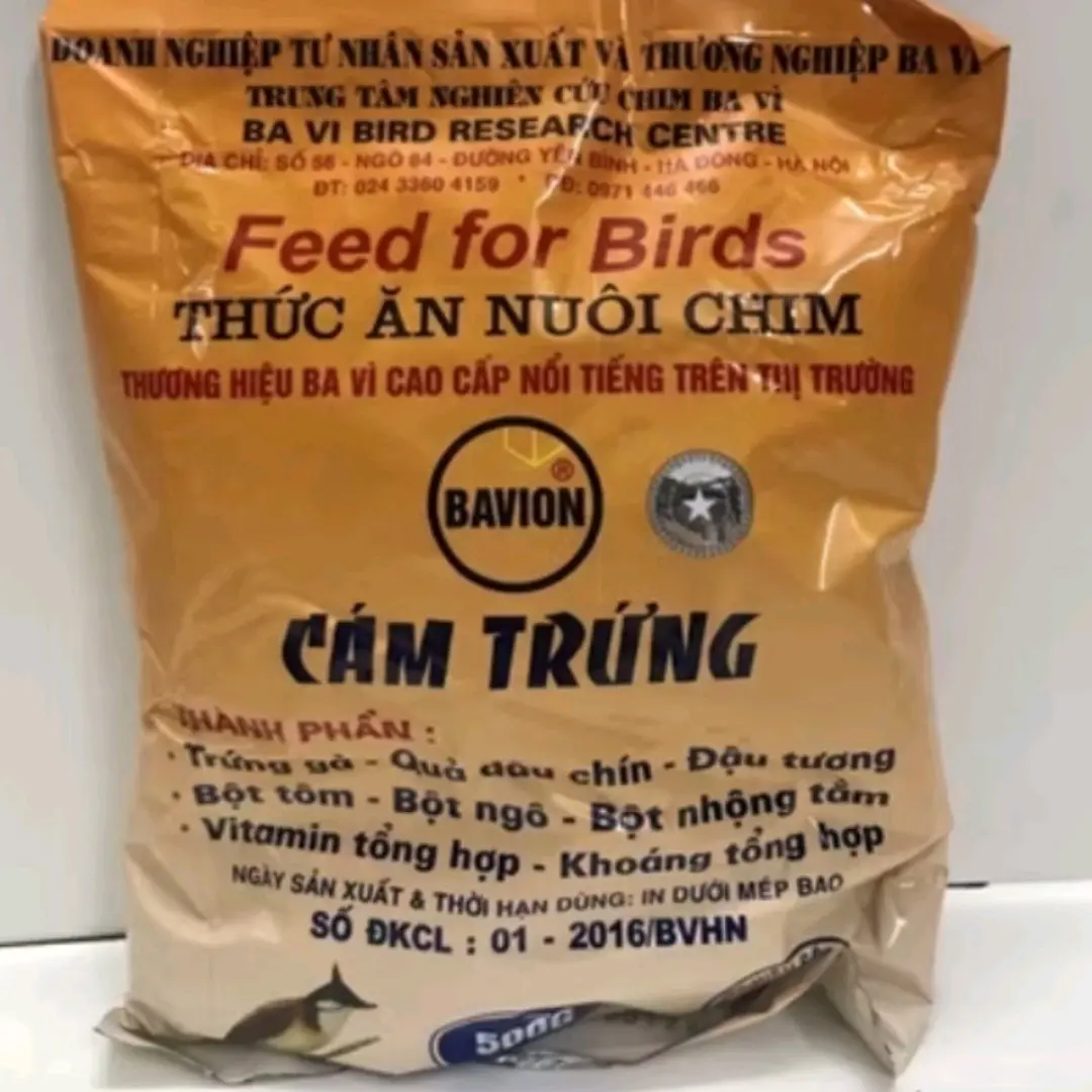 cám trứng bavion tổng hơp cho mọi loại chim, thức ăn cho chim cảnh