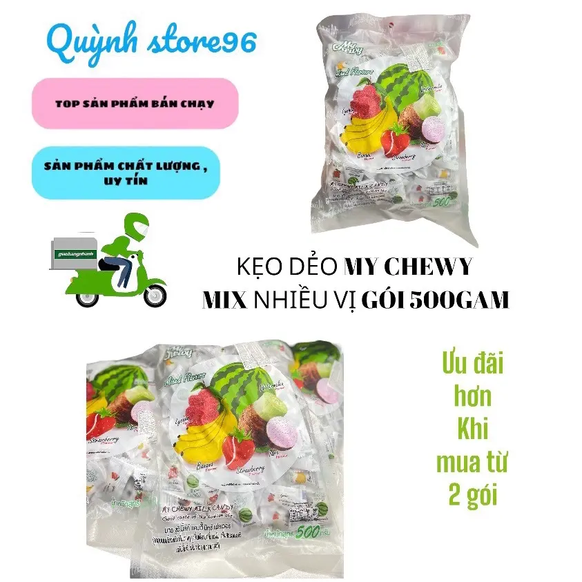 ￼Kẹo dẻo my chewy mix đủ vị gói thái lan Ăn Vặt Candy