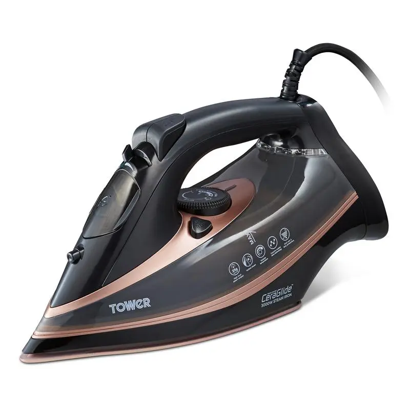 CeraGlide 3100W Ultra Speed Iron Black / Rose Gold