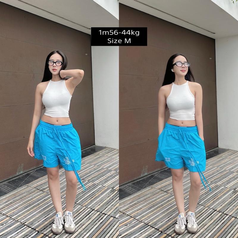 [HẾT HÀNG] Shameless Club | Quần Short Dù Nhăn Lót Lưới Họa Tiết Thêu Nổi Form Trên Đầu Gối QS.001 Unisex 5