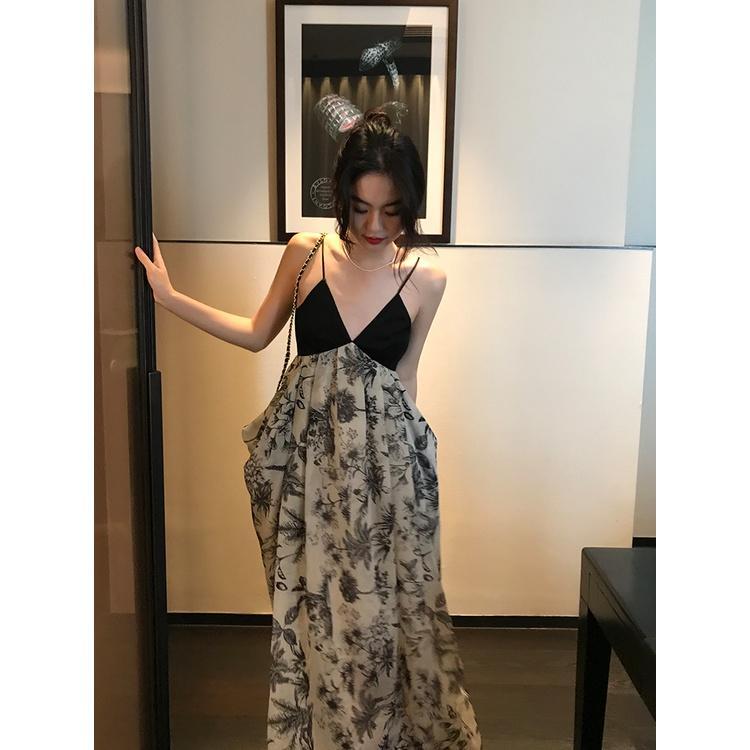 Váy maxi mùa hè họa tiết sang trọng   by Jane