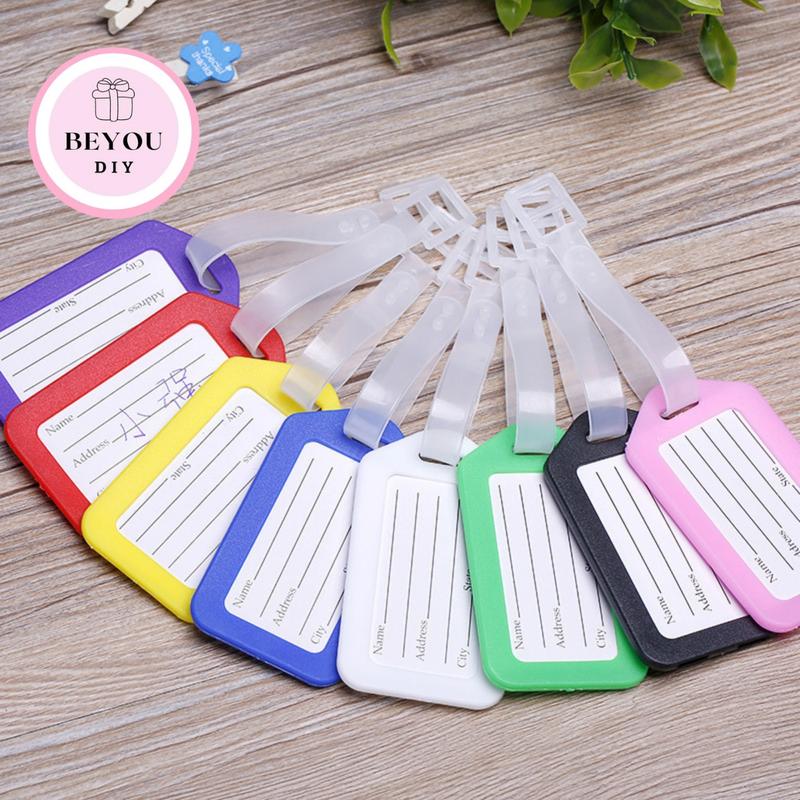 Thẻ Tag Treo Vali Hành Lý Du Lịch Chống Thất Lạc Có Dây Đeo, Thẻ Tên Treo Vali, Bao Đi Du Lịch - BEYOU