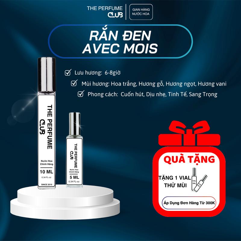 Kylian Rắn Đen Avec Moi - Chiết Thử 5ml 10ml Nước Thơm Nữ Perfume Cosmetic Nước Hoa Xịt Thơm