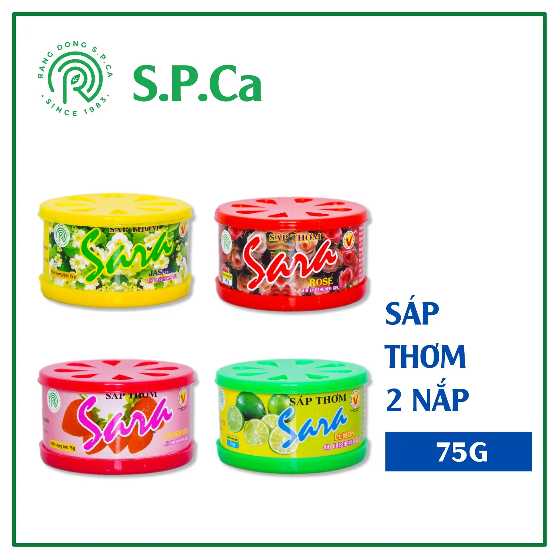 Sáp thơm phòng sara 75g khử mùi, lưu hương lâu từ 10 đến 12 ngày - SPCa000024