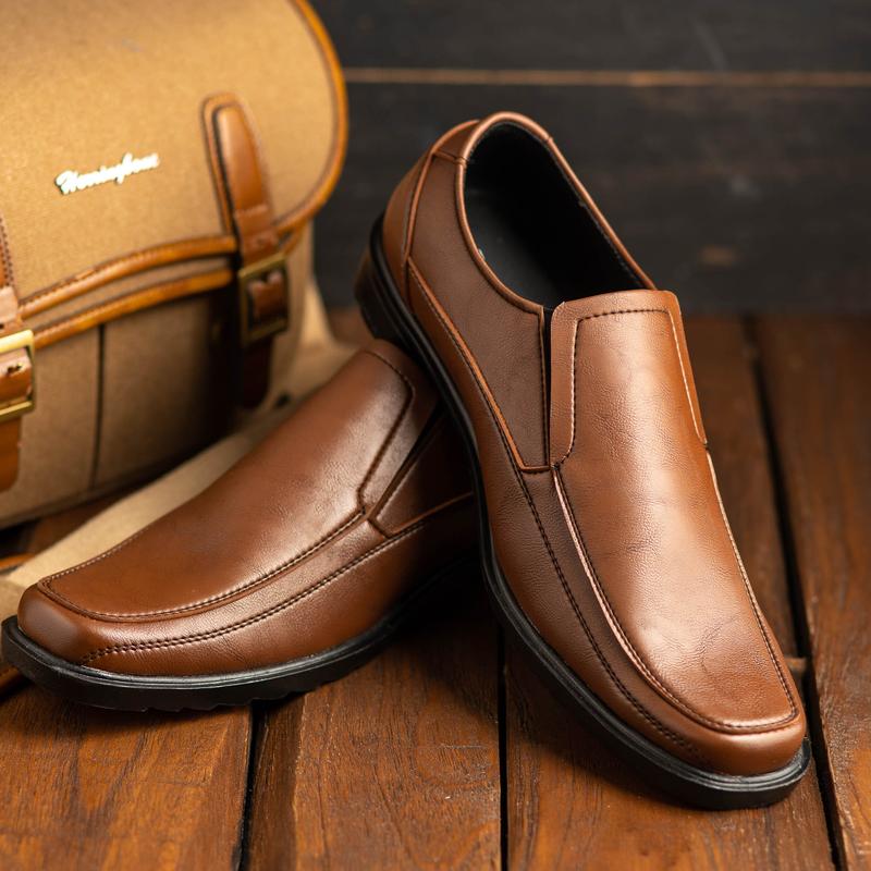 PAULMAY - Sepatu Formal Casual Pria Wina 71 Pantofel  Shoes Kerja Hitam Fantofel 5