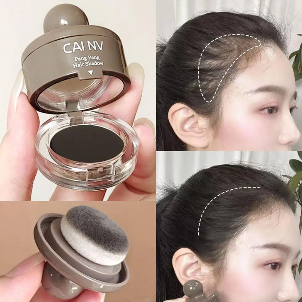 Hairline Shadow Powder Forehead Hair Replacement Filling Cover Bald Waterproof  Hair Bun Line Modification Makeup