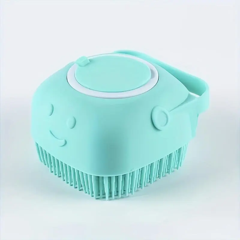 Spring Pet Gift: Silicone Massage Bath Brush - Gentle Non-Electric Cleaning for Dogs/Cats/Small Pets. Pet Supplies Essential!