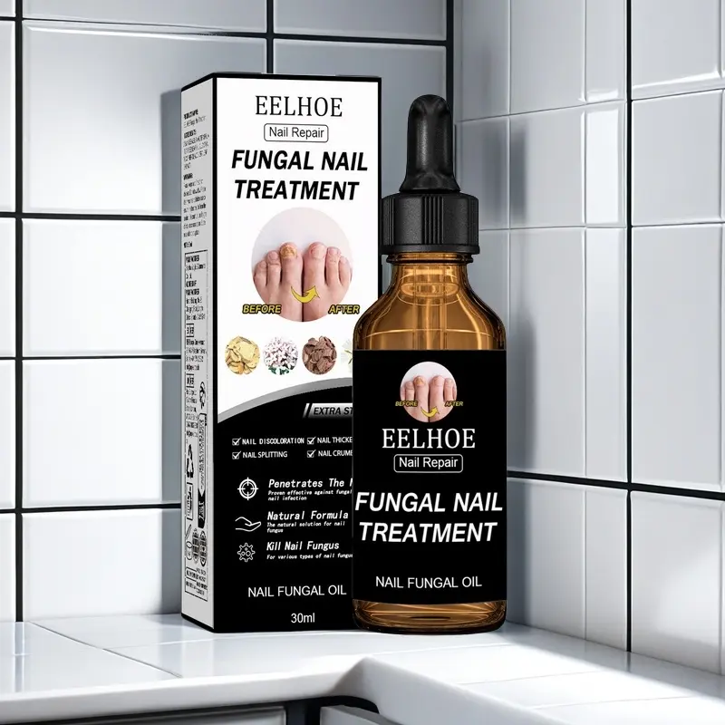 EELHOE Dưỡng Móng Cao Cấp -  Điều Trị Móng Khô, Nứt Nẻ & Nấm Nhẹ | Công Thức Dưỡng Ẩm Sâu Với Glycerin + Chiết Xuất Thảo Dược | Làm Dày Móng, Giảm Móng Giòn Gãy | Quy Trình Chăm Sóc Móng Đơn Giản Tại Nhà | Sản Phẩm Lành Tính, Không Corticoid | Mọi Độ Tuổi