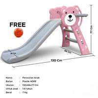 Gambar Molion Perosotan Mainan Anak M1103 Seluncuran Plastik HDPE Aman Anti-Slip Indoor Outdoor dengan Ring Basket Samping & Pijakan Tekstur 130 cm - MOTIF PANDA, BIRU dari Molion Toys.IDN Kota Surabaya 4 Tokopedia