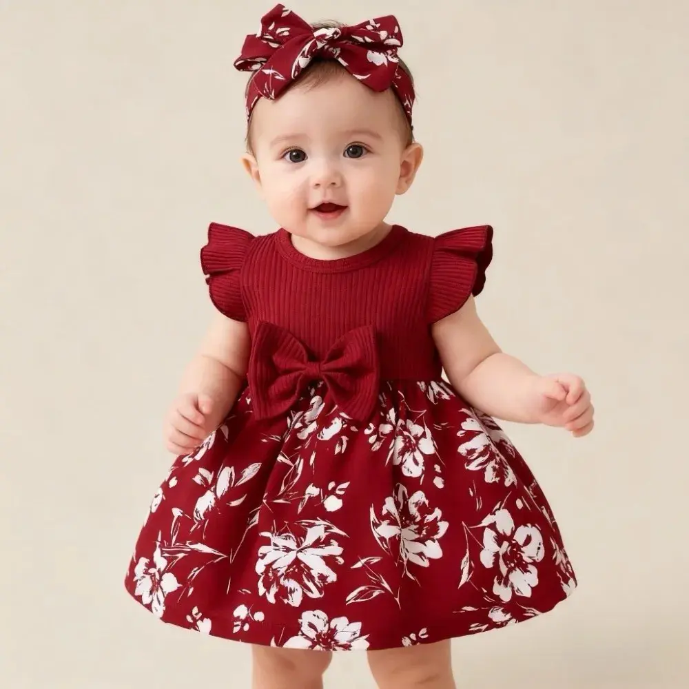 Colorful Bow Baby Girl Dress Cotton Short Sleeve Newborn Clothes Set Floral Soft Infant Red Princess Dress Photoshoot Outfit baby girl outfit - TikTok Shop Philippines Colorful Bow Baby Girl Dress Cotton Short Sleeve Newborn Clothes Set Floral Soft Infant Red Princess Dress Photoshoot Outfit baby girl outfit - TikTok Shop Philippines