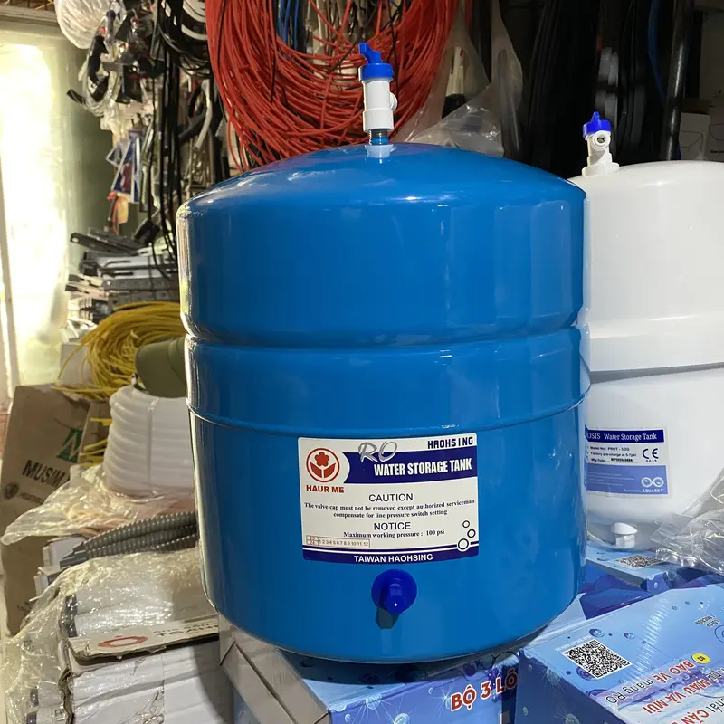 Bình áp chứa nước tinh khiết RO cho máy lọc nước Karofi, Kangaroo, Haohsing,... dung tích 3.2G, 4.0G, 10L, 50L TẶNG kèm van khóa 0