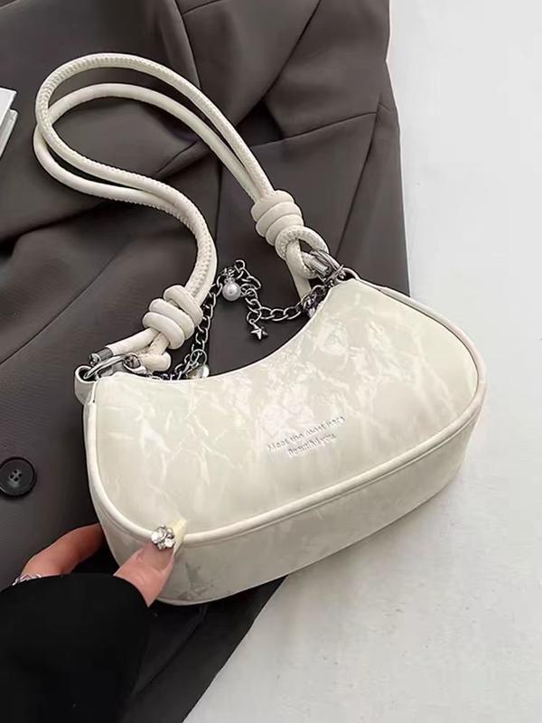 Túi Xách Nữ Kẹp Nách Đeo Vai Đeo Chéo Da Nhung Vân Loang Phối Xích Phong Cách Hàn Quốc Mint Store Bag 800