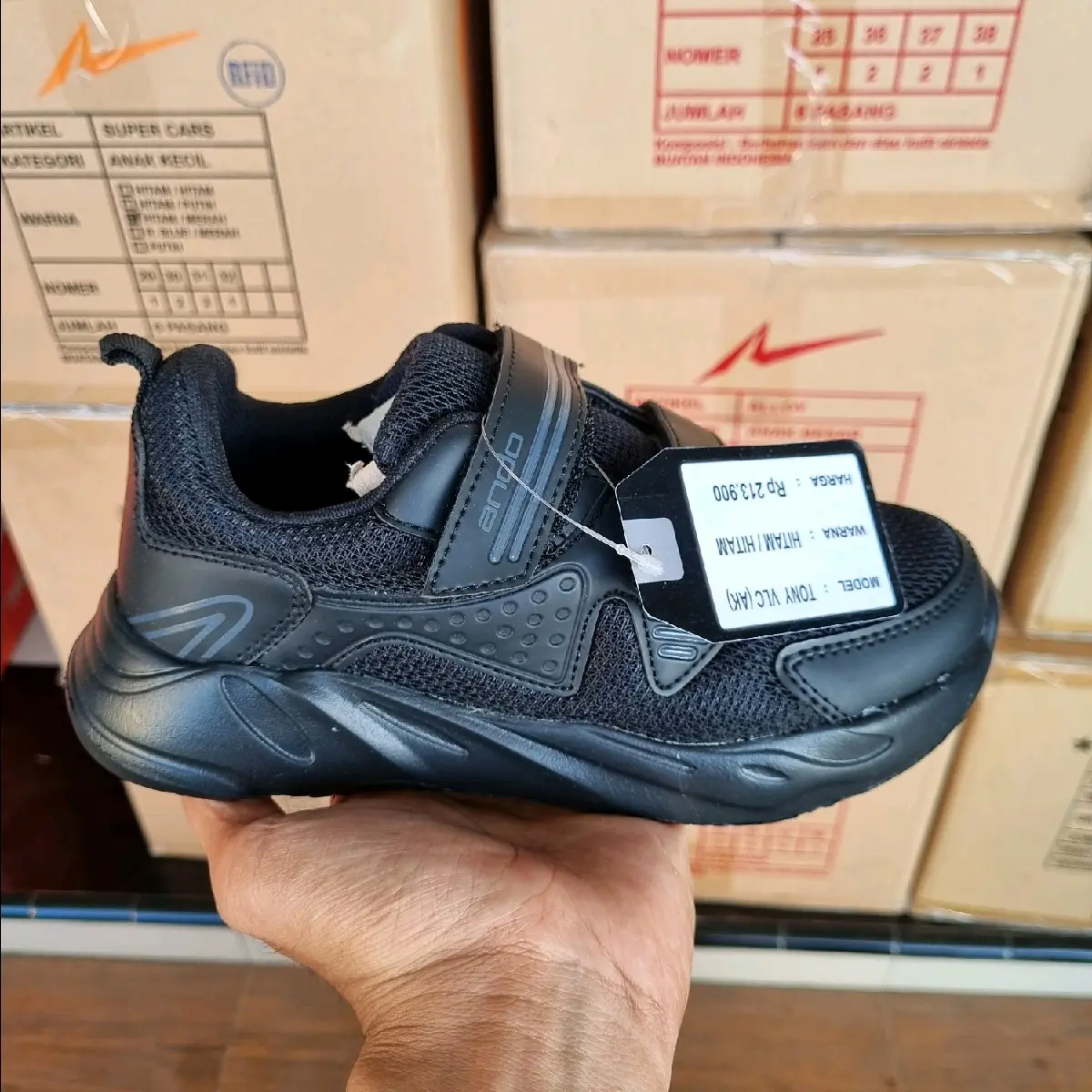 sepatu ando Tony vlc anak anak murah Fashion