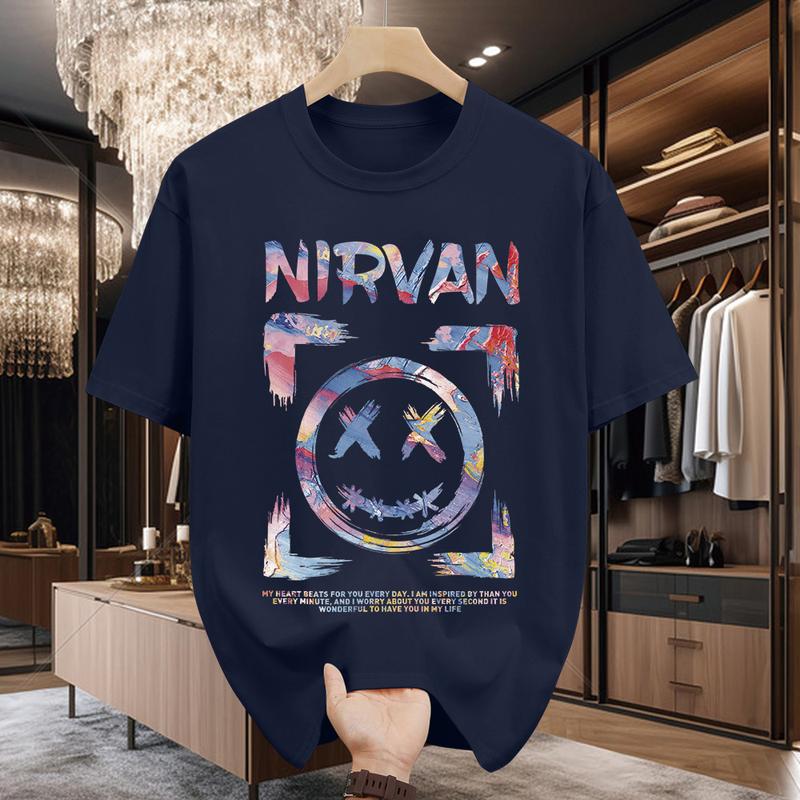 Áo Thun Nam Ngắn Tay In Chữ Vui Nhộn Thiết Kế Vui Nhộn Được Ưu Tiên, Làm Bằng Cotton Nguyên Chất, Áo Cổ Thuyền Thích Hợp Cho Mùa Hè 1