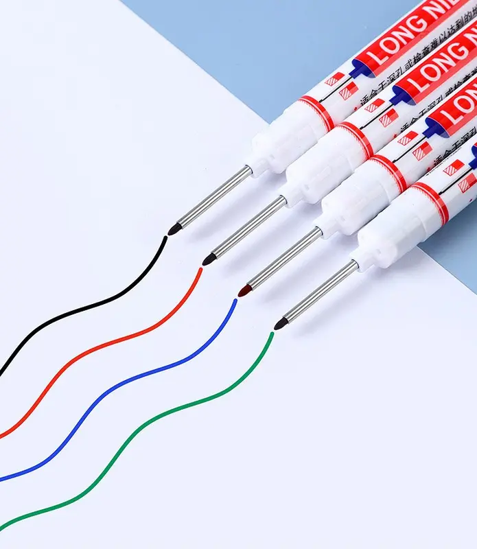 Combo 20 Bút Đánh Dấu Ngòi Dài 2cm - Bút Lấy Dấu Lỗ Sâu Đa Năng Khô Nhanh 0