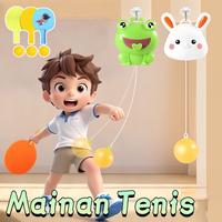 Gambar Mainan Anak Gantung Pingpong Set/ Mainan Tenis/ Mainan Pelatih Tenis Meja Gantung Anak / Untuk Latihan Tenis Meja Dalam Ruangan / Meningkatkan Kemampuan Reaksi Anak-anak - Model kelinci 5 bola dari FluffyHQ Kab. Tangerang 1 Tokopedia